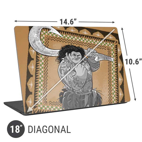 Disney Moana Maui Portrait Universal Laptop 18in (14.6 x 10.6in) Skin