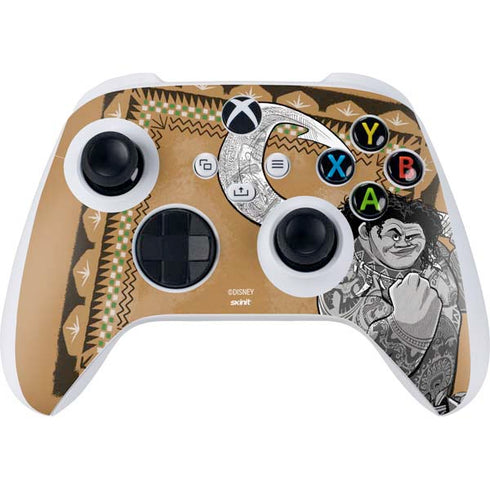 Disney Moana Maui Portrait Xbox Series S Controller Skin