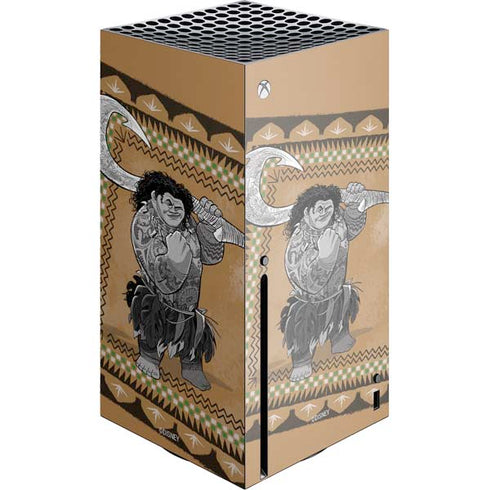Disney Moana Maui Portrait Xbox Series X Console Skin