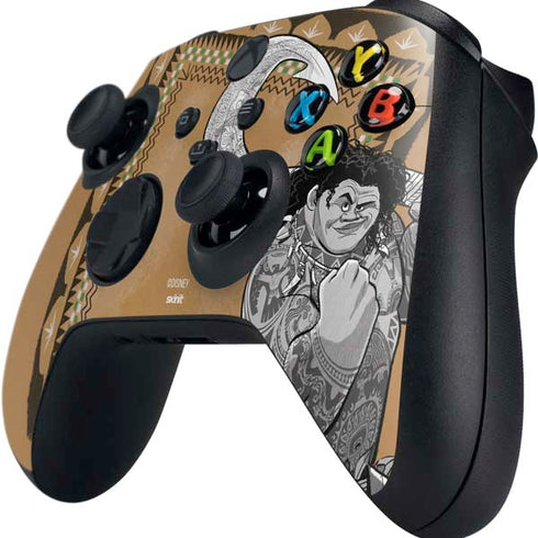 Disney Moana Maui Portrait Xbox Series X Controller Skin
