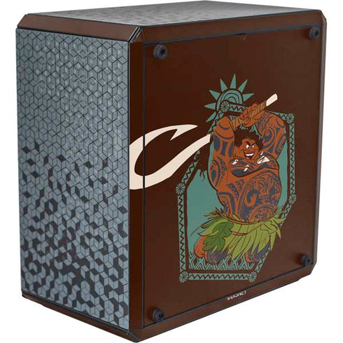 Disney Moana Maui Ready To Fight Cooler Master MasterBox Q300L Mini Tower Skin