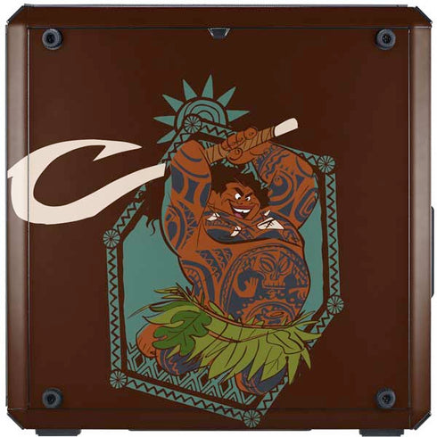 Disney Moana Maui Ready To Fight Cooler Master MasterBox Q300L Mini Tower Skin