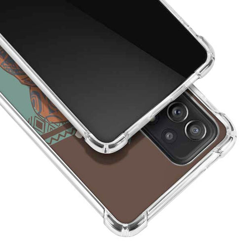 Disney Moana Maui Ready To Fight Galaxy A52 5G Clear Case