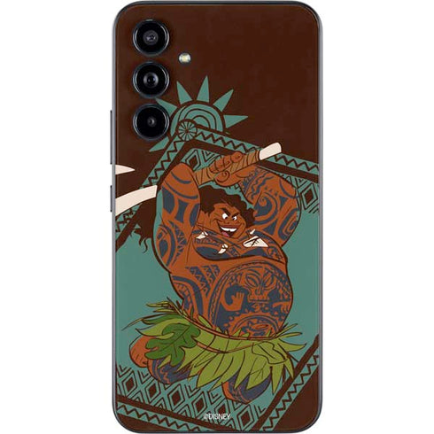 Disney Moana Maui Ready To Fight Galaxy A54 5G Skin