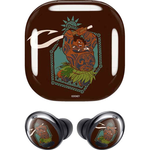 Disney Moana Maui Ready To Fight Galaxy Buds Pro Skin