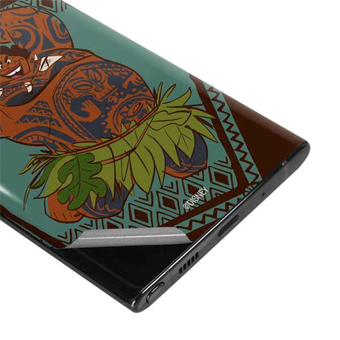 Disney Moana Maui Ready To Fight Galaxy Note 10 Skin