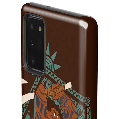Disney Moana Maui Ready To Fight Galaxy Note20 5G Pro Case