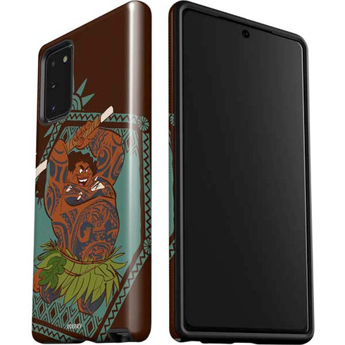Disney Moana Maui Ready To Fight Galaxy Note20 5G Pro Case