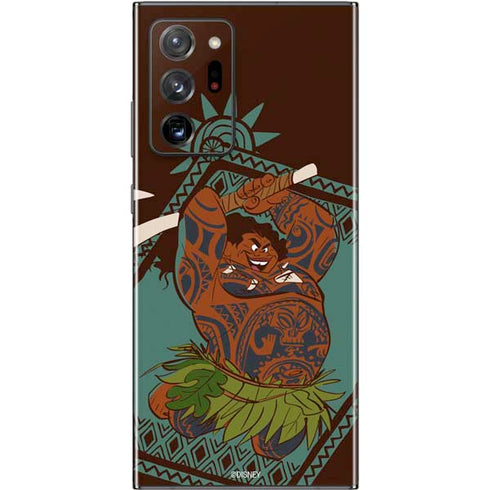 Disney Moana Maui Ready To Fight Galaxy Note20 Ultra 5G Skin