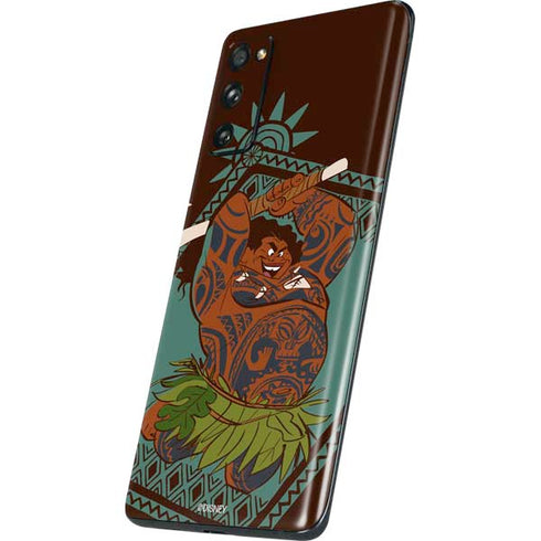 Disney Moana Maui Ready To Fight Galaxy S20 Fan Edition Skin