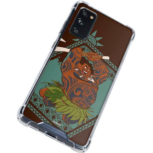 Disney Moana Maui Ready To Fight Galaxy S20 FE Clear Case