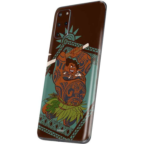 Disney Moana Maui Ready To Fight Galaxy S20 Plus Skin