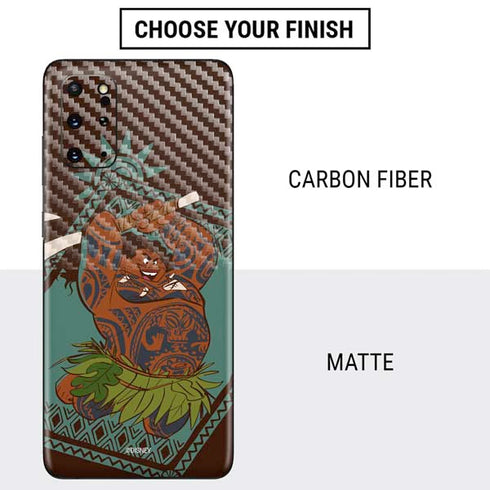 Disney Moana Maui Ready To Fight Galaxy S20 Plus Skin