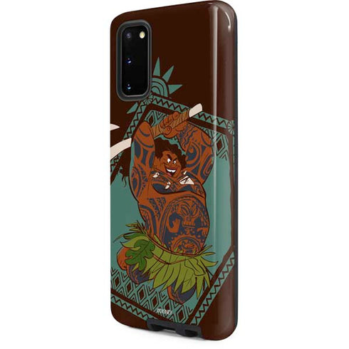 Disney Moana Maui Ready To Fight Galaxy S20 Pro Case