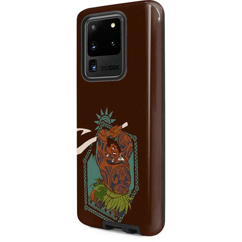 Disney Moana Maui Ready To Fight Galaxy S20 Ultra 5G Pro Case