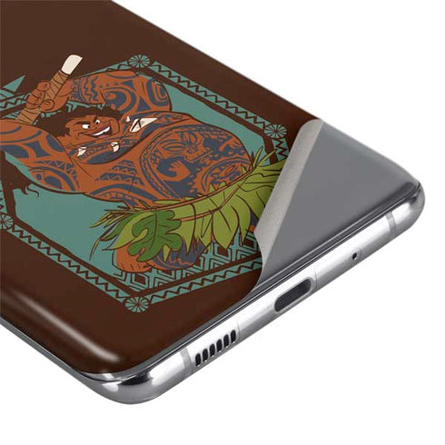 Disney Moana Maui Ready To Fight Galaxy S20 Ultra 5G Skin