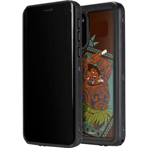 Disney Moana Maui Ready To Fight Galaxy S20 Waterproof Case