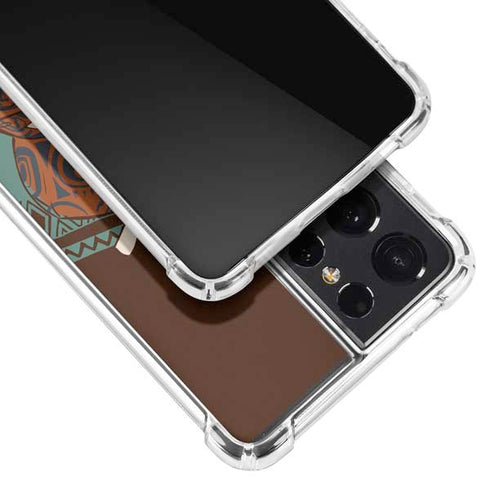 Disney Moana Maui Ready To Fight Galaxy S21 Ultra 5G Clear Case