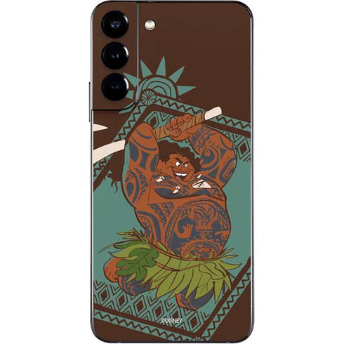 Disney Moana Maui Ready To Fight Galaxy S22 Plus Skin