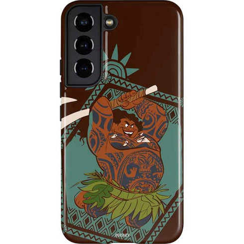 Disney Moana Maui Ready To Fight Galaxy S22 Pro Case