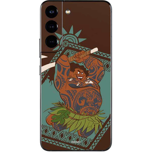 Disney Moana Maui Ready To Fight Galaxy S22 Skin