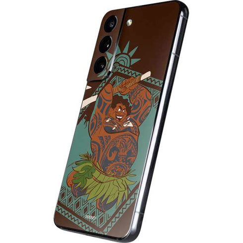 Disney Moana Maui Ready To Fight Galaxy S22 Skin