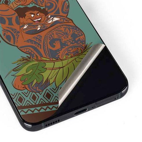 Disney Moana Maui Ready To Fight Galaxy S22 Skin