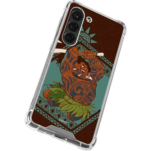 Disney Moana Maui Ready To Fight Galaxy S23 Clear Case