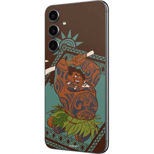 Disney Moana Maui Ready To Fight Galaxy S23 FE Skin
