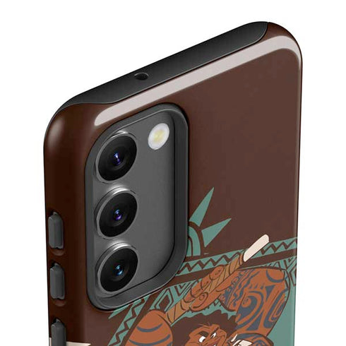 Disney Moana Maui Ready To Fight Galaxy S23 Pro Case
