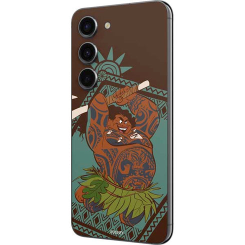 Disney Moana Maui Ready To Fight Galaxy S23 Skin