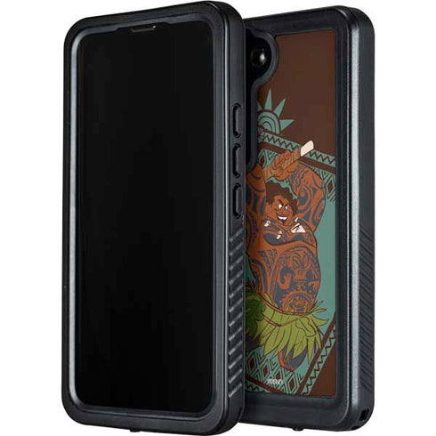 Disney Moana Maui Ready To Fight Galaxy S23 Waterproof Case