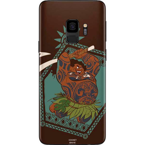Disney Moana Maui Ready To Fight Galaxy S9 Skin