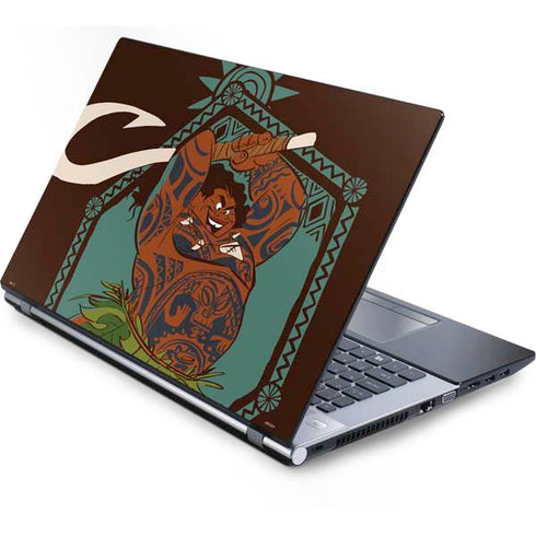 Disney Moana Maui Ready To Fight Generic Laptop Skin