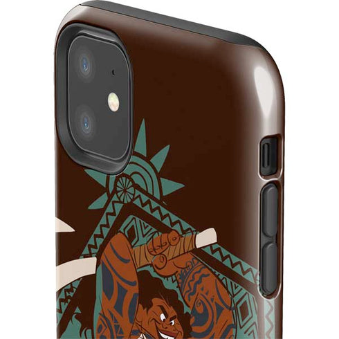 Disney Moana Maui Ready To Fight iPhone 11 Impact Case