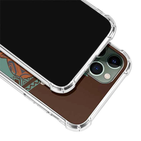 Disney Moana Maui Ready To Fight iPhone 11 Pro Max Clear Case