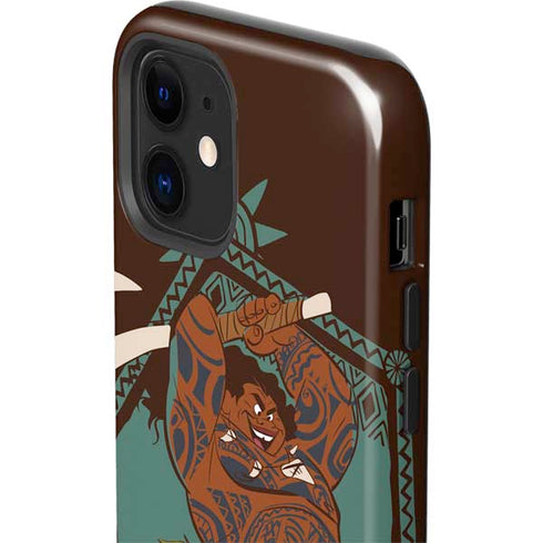 Disney Moana Maui Ready To Fight iPhone 12 Impact Case