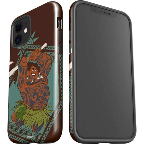 Disney Moana Maui Ready To Fight iPhone 12 Impact Case