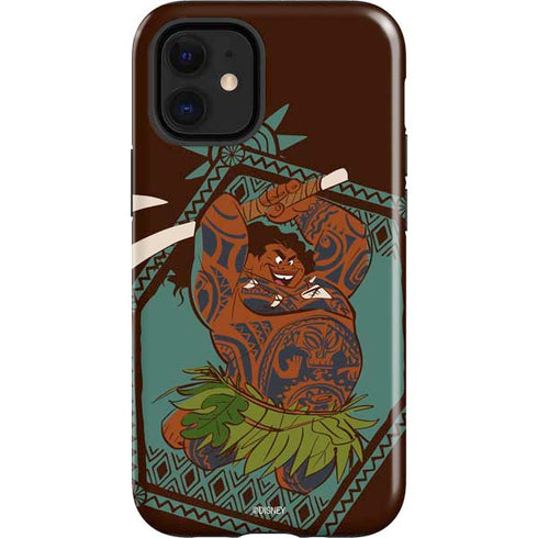 Disney Moana Maui Ready To Fight iPhone 12 Mini Impact Case
