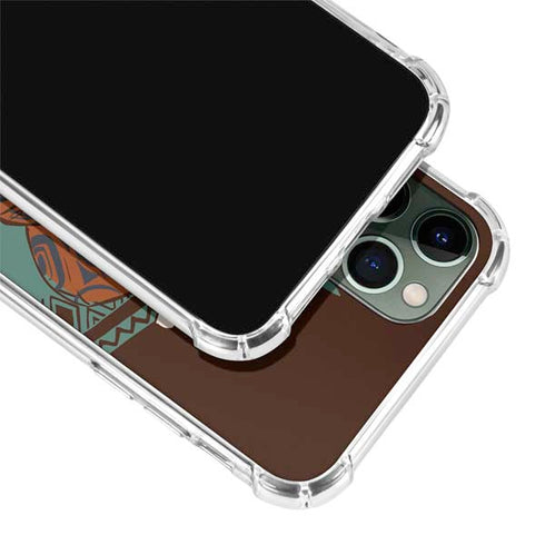 Disney Moana Maui Ready To Fight iPhone 12 Pro Clear Case