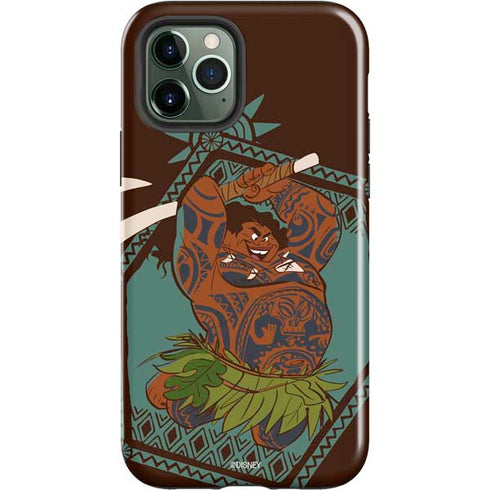 Disney Moana Maui Ready To Fight iPhone 12 Pro Max Impact Case