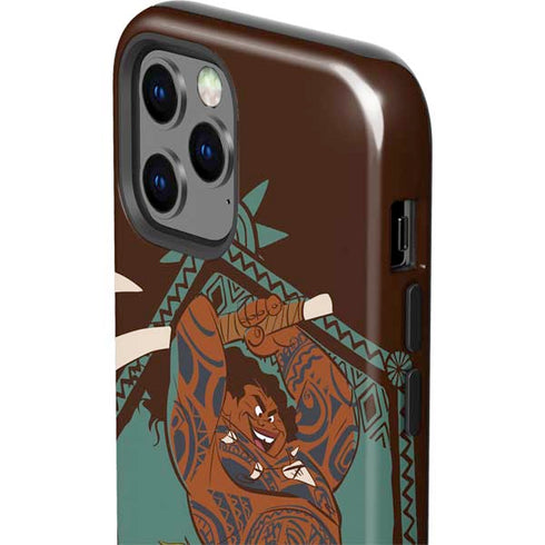 Disney Moana Maui Ready To Fight iPhone 12 Pro Max Impact Case