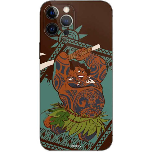 Disney Moana Maui Ready To Fight iPhone 12 Pro Max Skin