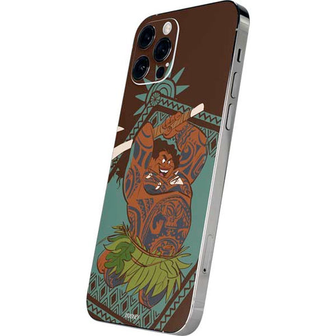 Disney Moana Maui Ready To Fight iPhone 12 Pro Skin