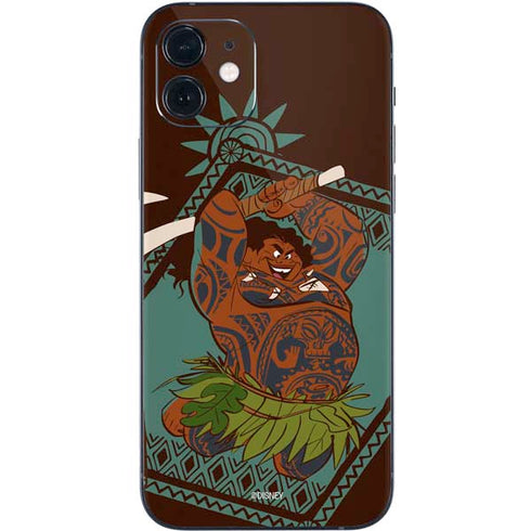 Disney Moana Maui Ready To Fight iPhone 12 Skin