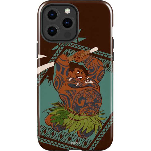Disney Moana Maui Ready To Fight iPhone 13 Pro Max Impact Case
