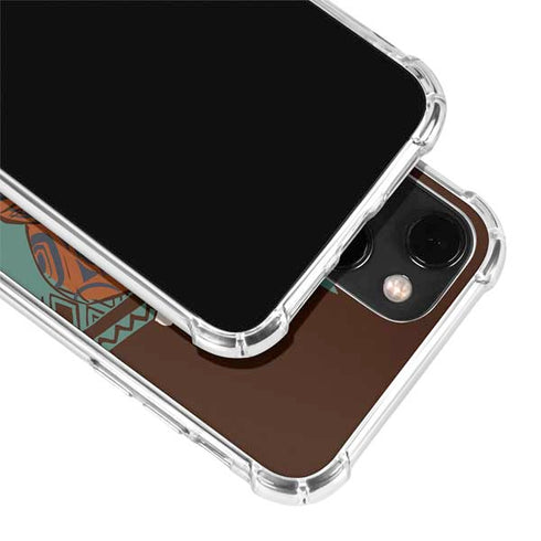 Disney Moana Maui Ready To Fight iPhone 14 Plus Clear Case