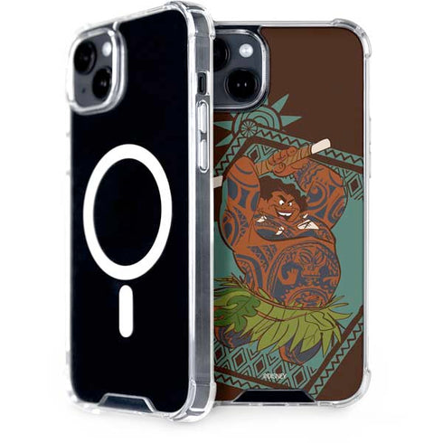 Disney Moana Maui Ready To Fight iPhone 14 Plus MagSafe Case