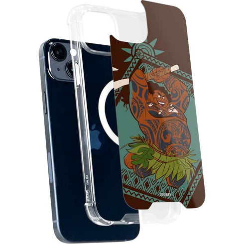 Disney Moana Maui Ready To Fight iPhone 15 Plus MagSafe Case