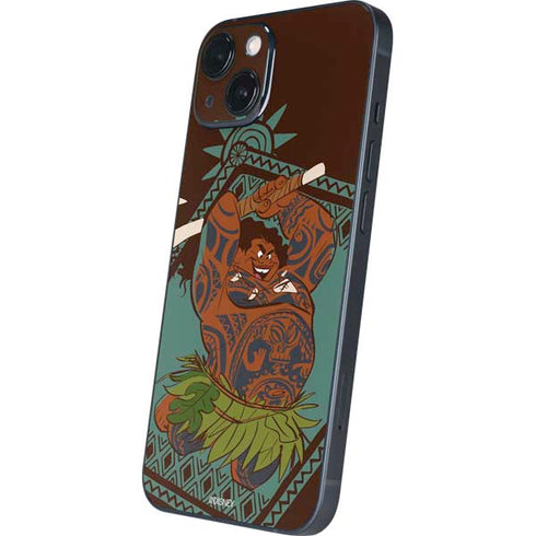 Disney Moana Maui Ready To Fight iPhone 14 Plus Skin